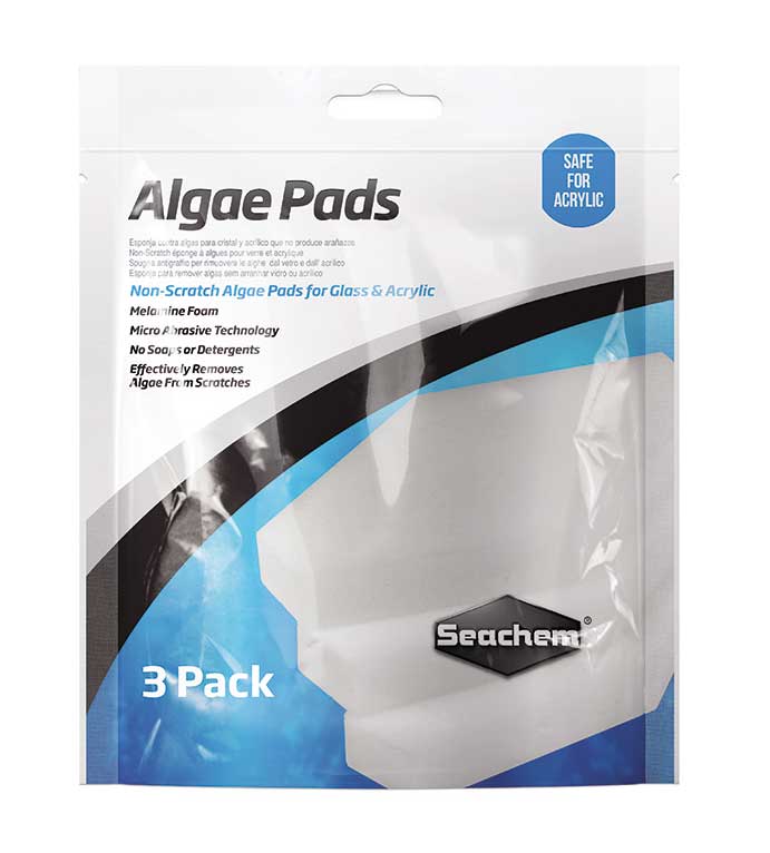 Seachem Algae Pads (Pack of 3) | Aquarium Algae Cleaning Pads