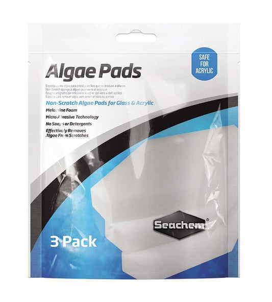 Seachem Algae Pads (Pack of 3) | Aquarium Algae Cleaning Pads