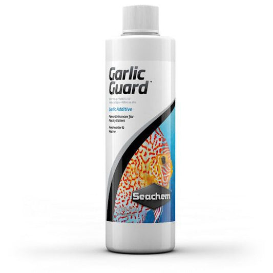 Seachem Garlic Guard | Garlic Fish Food Enhancer for Aquarium Fish