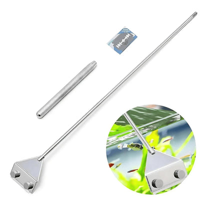 Stainless Steel Algae Scraper | Glass Cleaner Tool