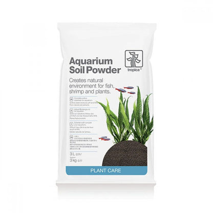 Tropica Aqua Soil Powder 3L | Premium Planted Aquarium Substrate for Aquascaping