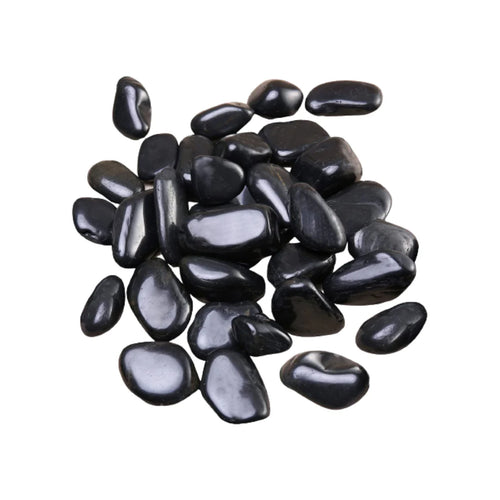 Black Polished Stones | 1 Kg