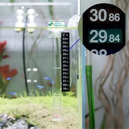 Aquarium Sticker Thermometer | External Temperature Strip for Fish Tank