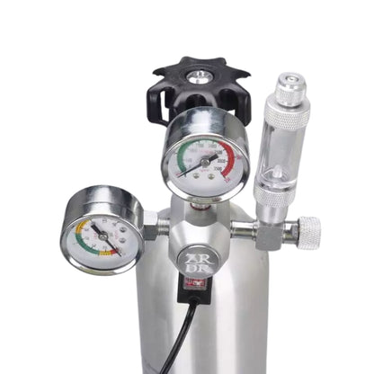 CO2 Regulator with solenoid | Wyin / ZRDR- Single way | Double Guage