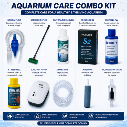 Aquarium Care Combo Kit | Cleaning kit for aquarium | Tank maintainance