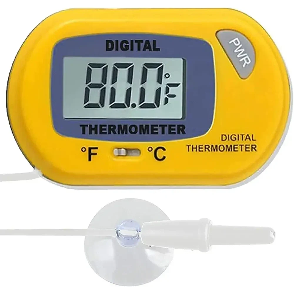 Digital Probe Thermometer for Aquarium | LCD Aquarium Temperature Monitor