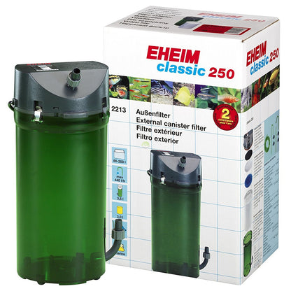Eheim Classic 250 Canister Filter with Media | Compact Aquarium External Filter