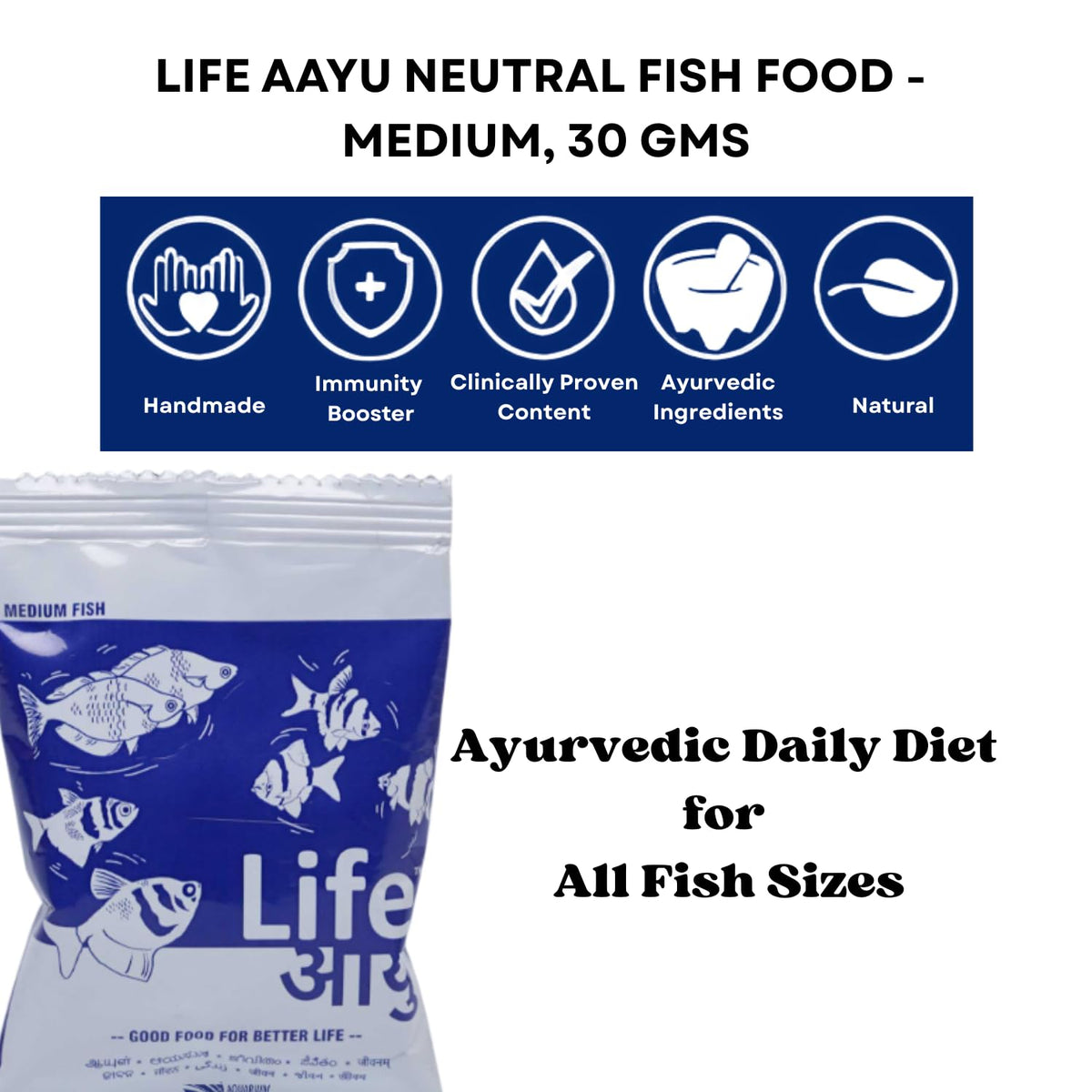Life Aayuh Neutral Fish Food | Ayurvedic Diet