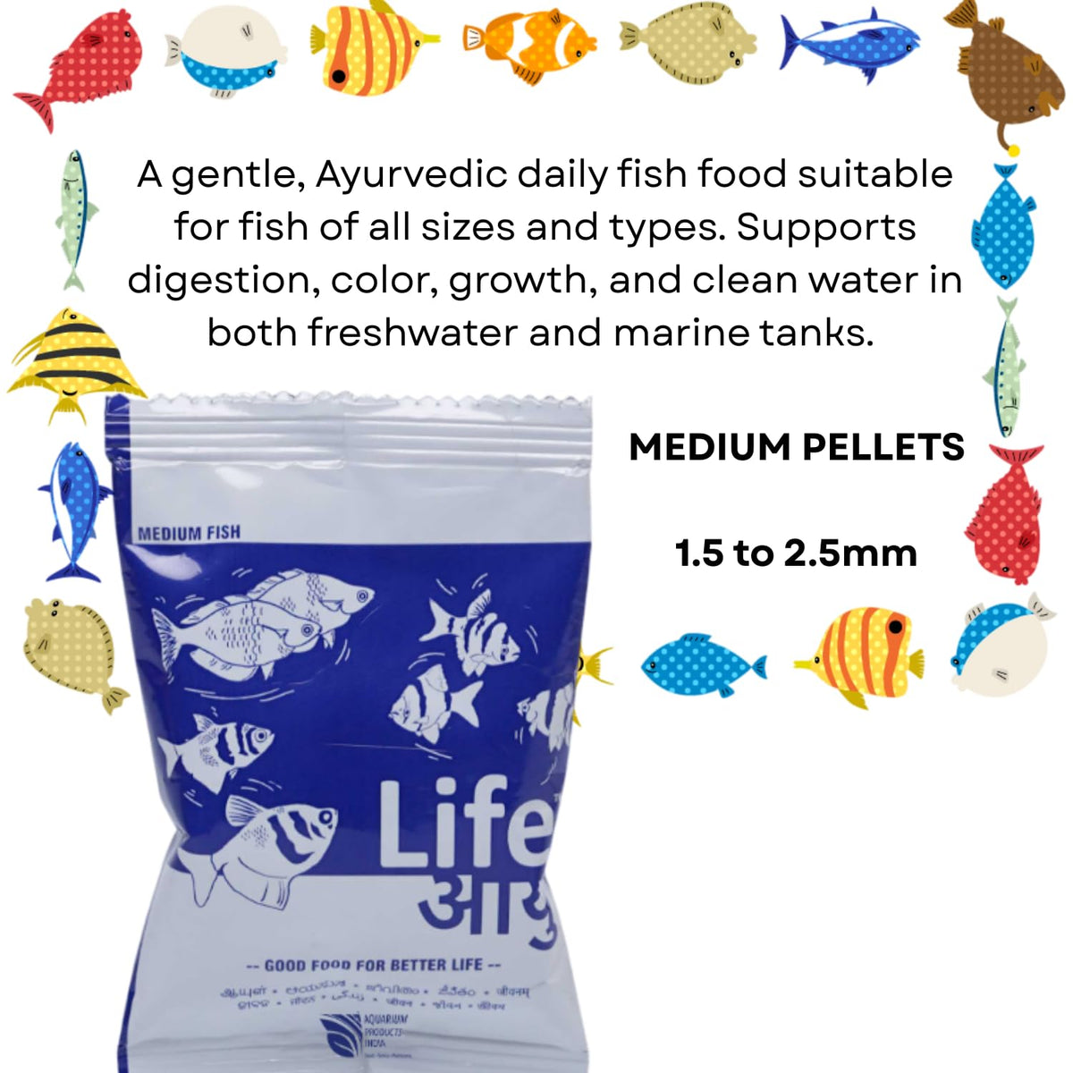 Life Aayuh Neutral Fish Food | Ayurvedic Diet