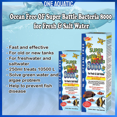 Ocean free Super battle bacteria 8000