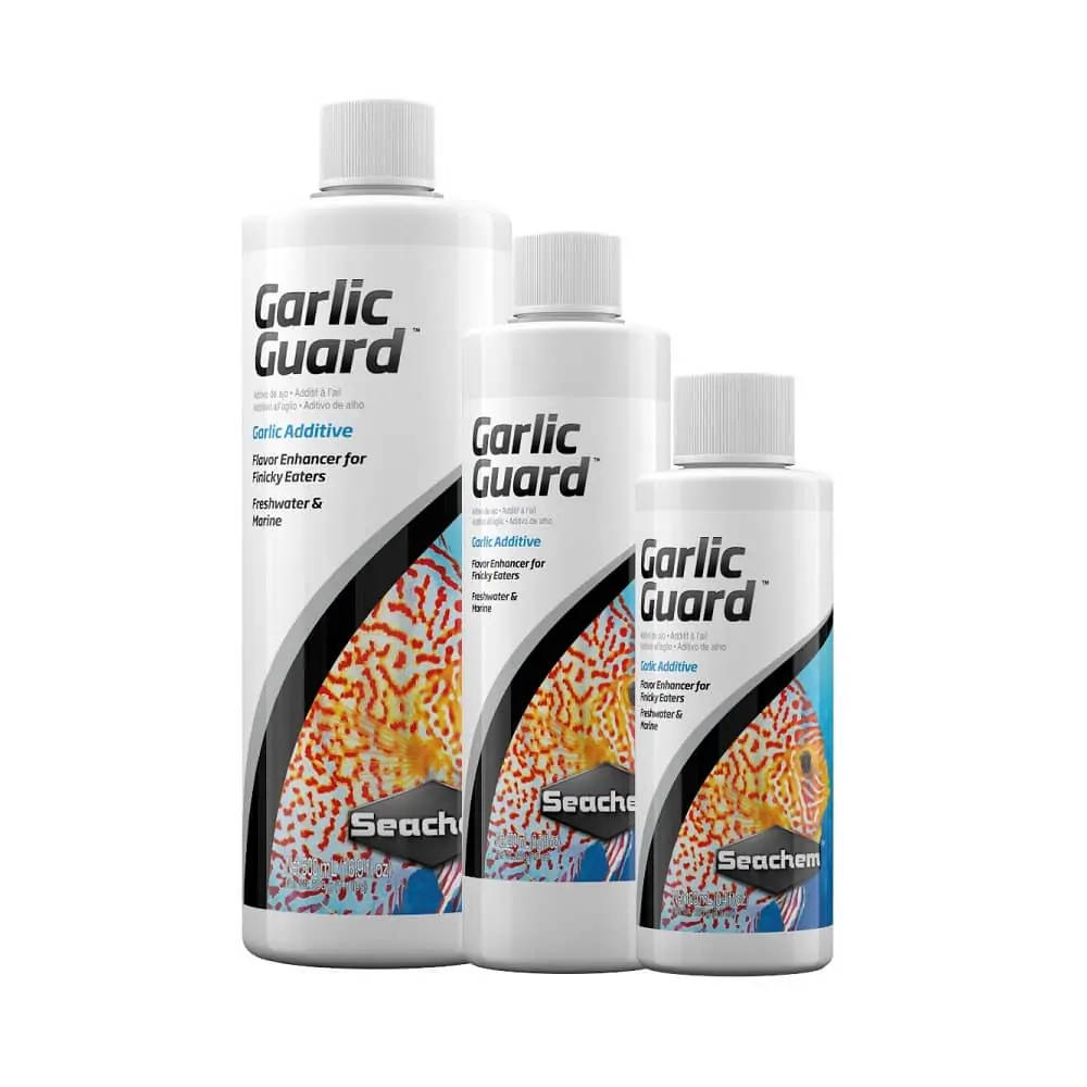 Seachem Garlic Guard | Garlic Fish Food Enhancer for Aquarium Fish