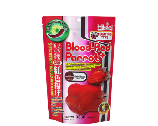 Hikari Blood red Parrot Plus | Goldfish feed | 333g