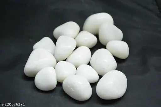 White Polished Stones | 1kg